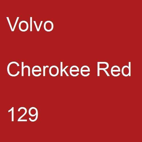 Volvo, Cherokee Red, 129.